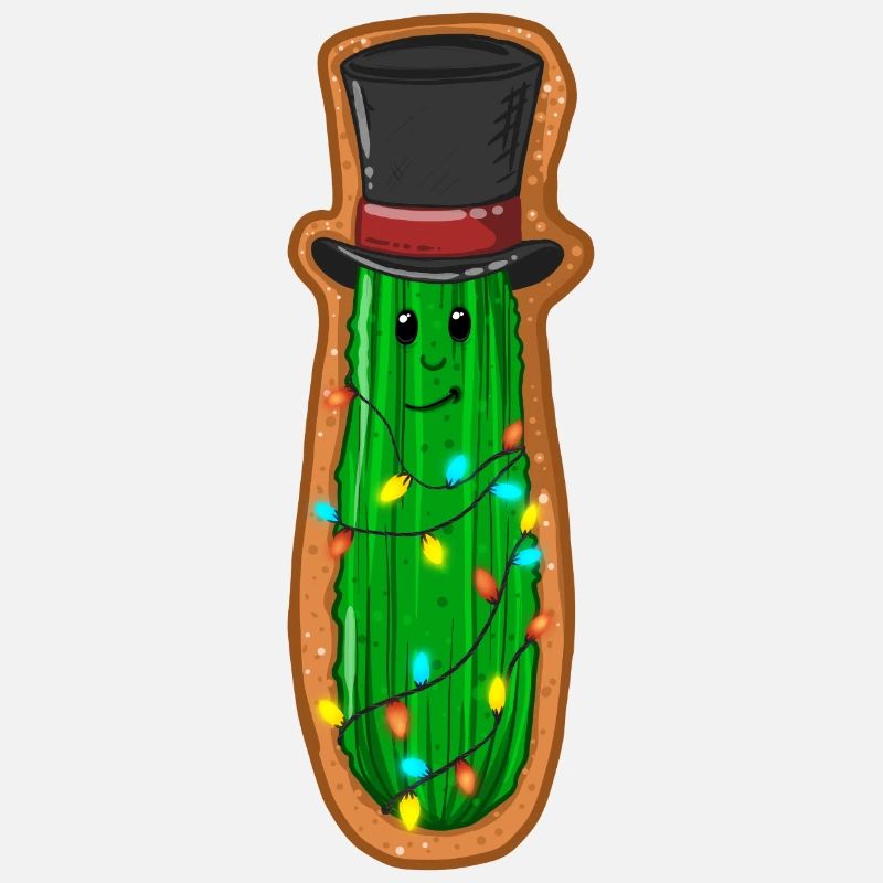 Concombre de Noël avec haut-de-forme