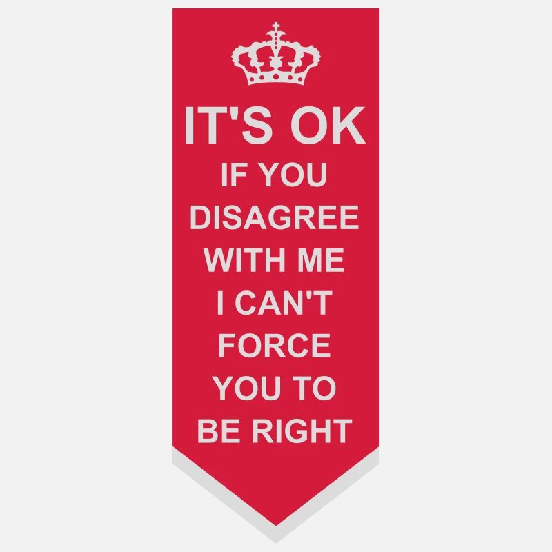 you disagree with me