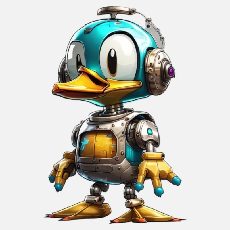 Roboter Ente