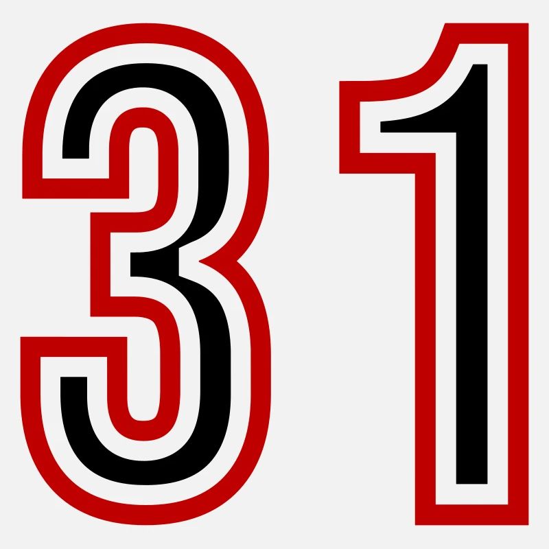 31 Number Years Jersey