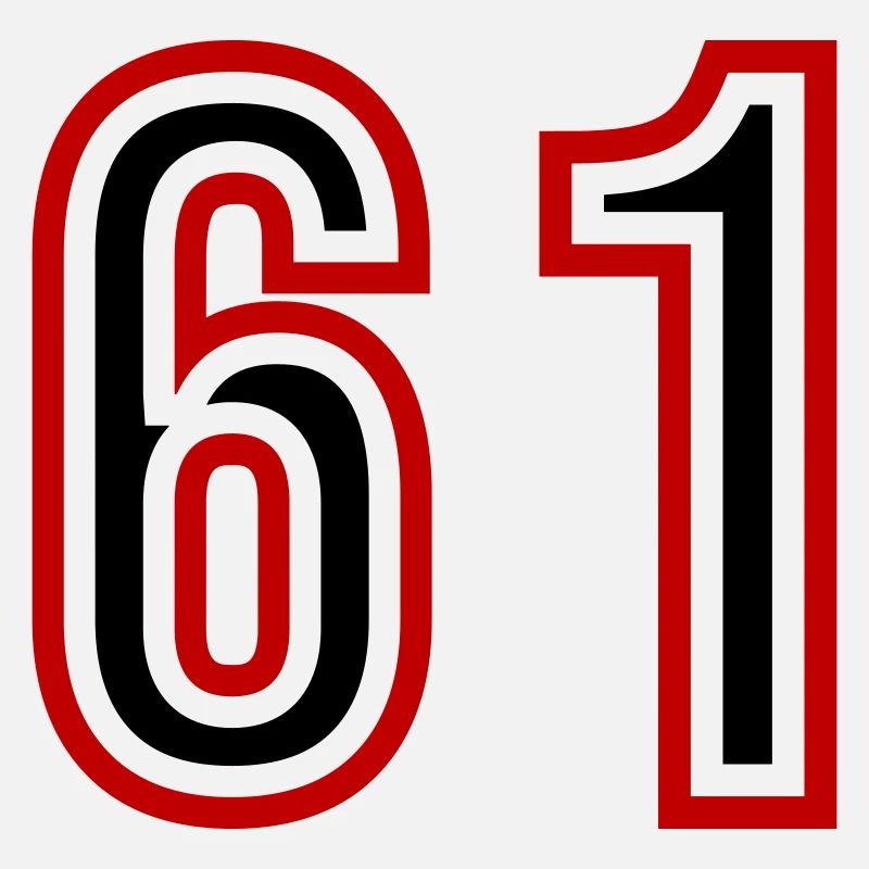 61 Number Years Jersey