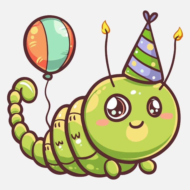 Wurm Geburtstag Comic