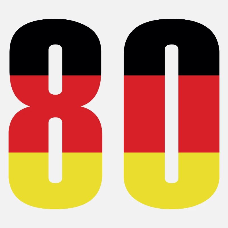 80 Number Germany Jersey
