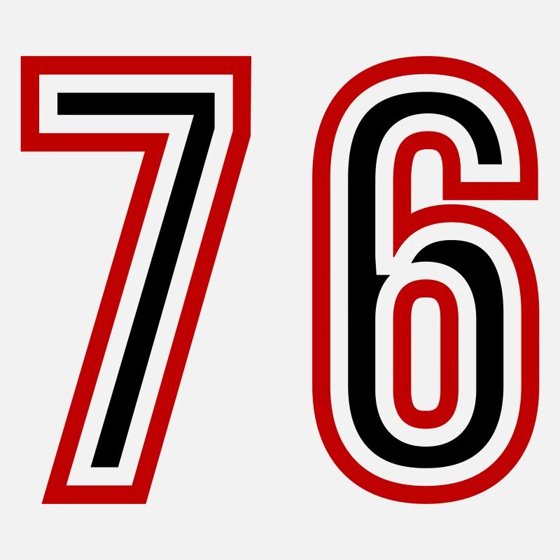 76 Number Years Jersey