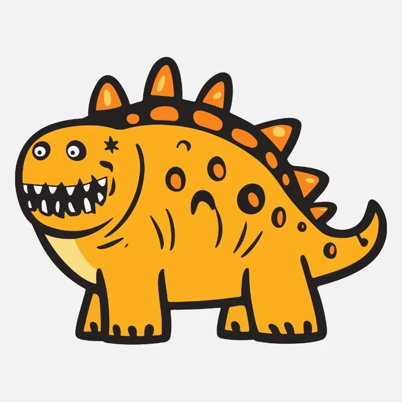 Dinosaur stegosaurus Halloween Funny
