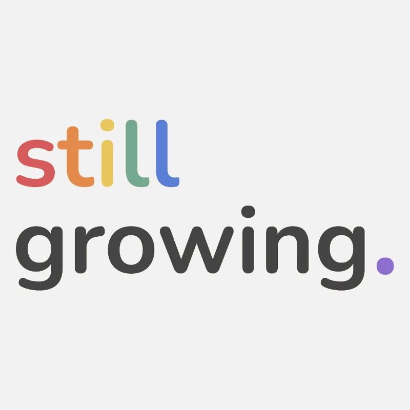Still Growing Pride Regenbogen minimalistisch