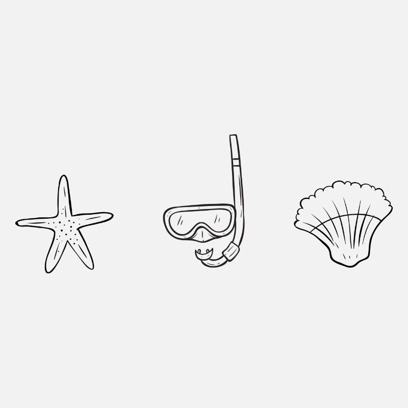 Snorkel Silhouette Dive
