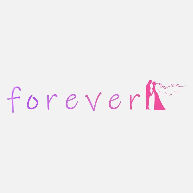 Forever Love Dancing Silhouette