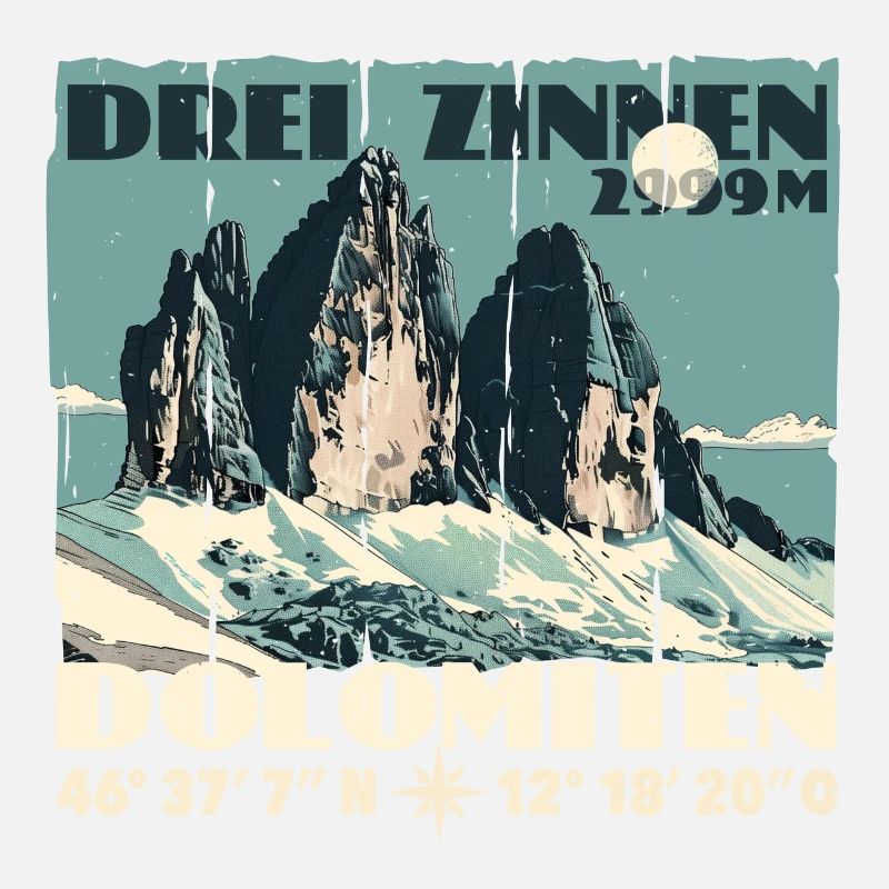 Three Peaks Dolomites Souvenir Tre Cime Lavaredo