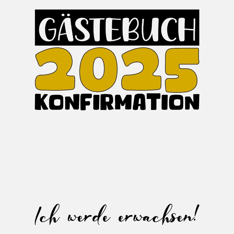 Konfirmation 2025 Gästebuch Deko Mädchen Jungen
