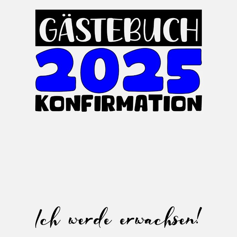 Konfirmation 2025 Gästebuch Deko Mädchen Jungen