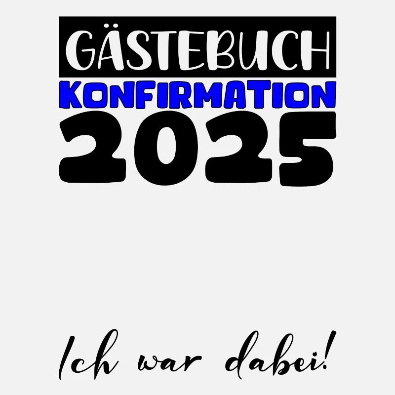 Konfirmation 2025 Gästebuch Deko Mädchen Jungen