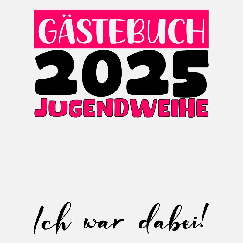 Jugendweihe 2025 Gästebuch Geschenk Mädchen Jungen