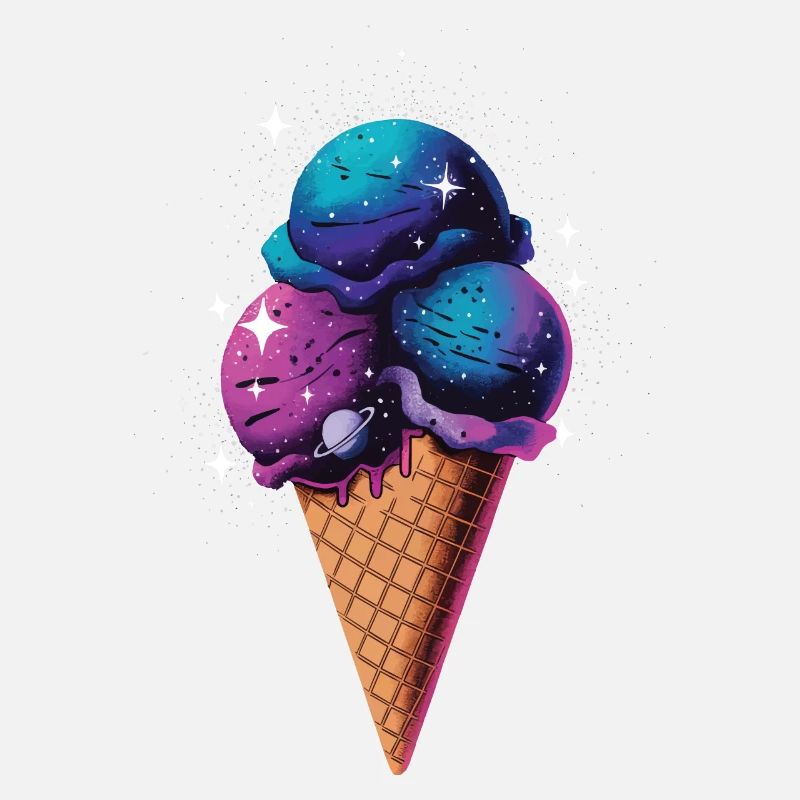 Cone Stars Galaxy Universe Nebula Planet Moon Sky