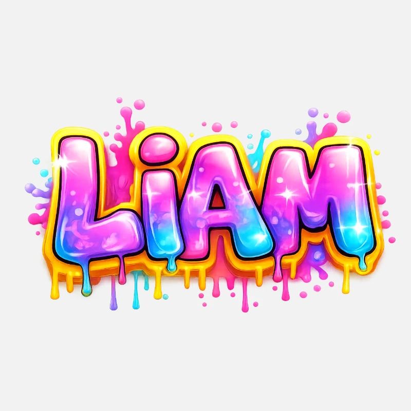 LIAM GRAFFITI NAME FOR PERFECT GIFT PRINTABLE 