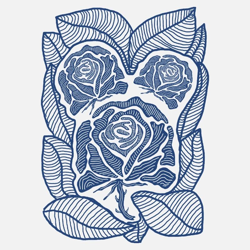 Blaue Rosenfiligranblüte
