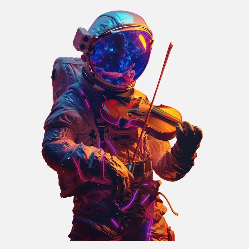 Violon astronaute