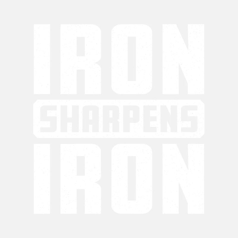 Iron Sharpens Iron Christian Workout Iron