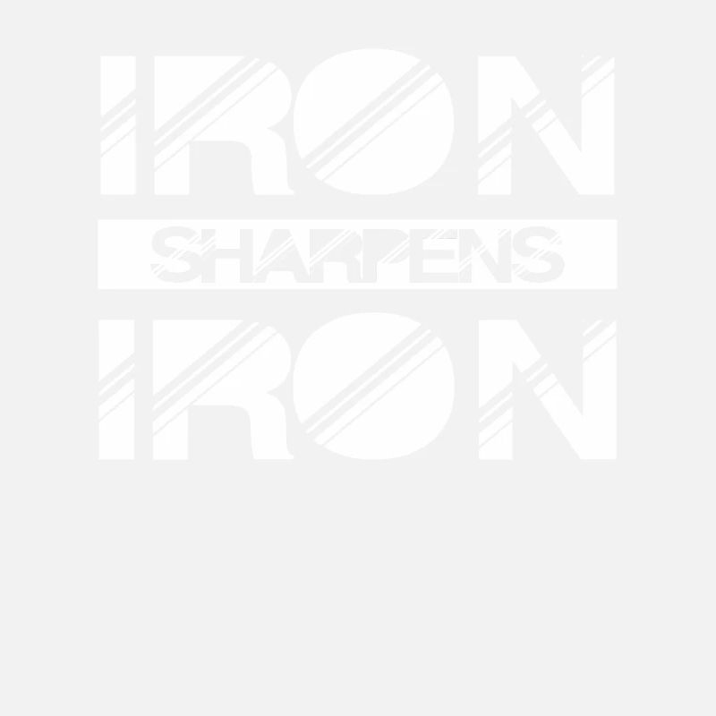 Iron Sharpens Iron Christian Workout Iron