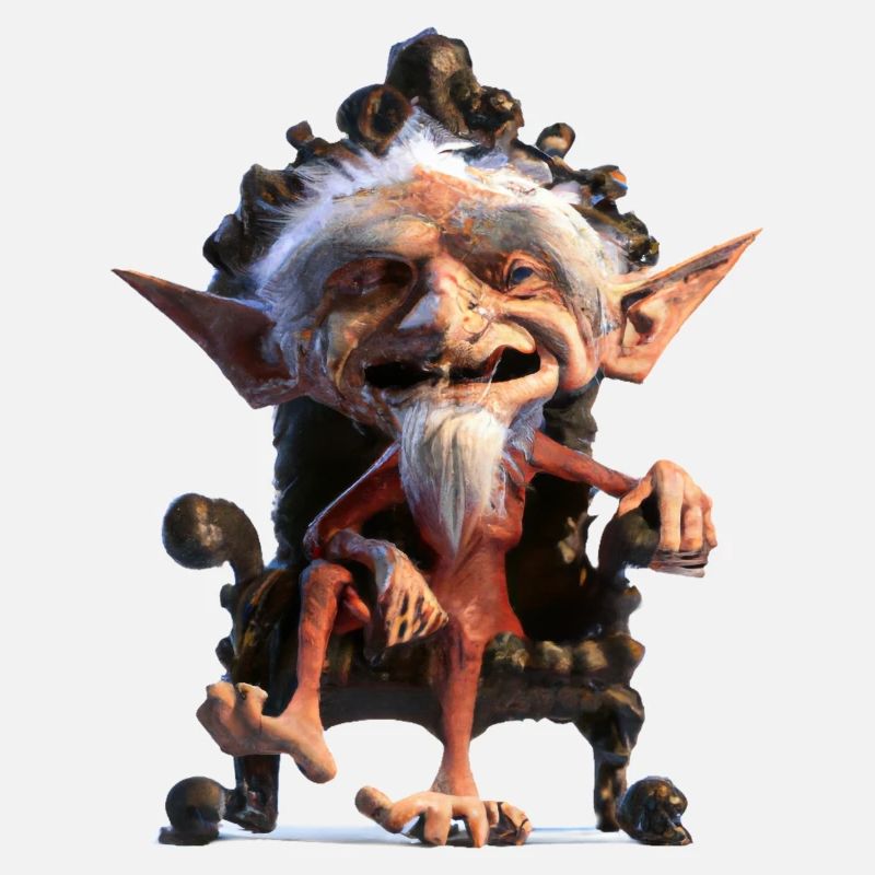 Gnome Sur Son Trône