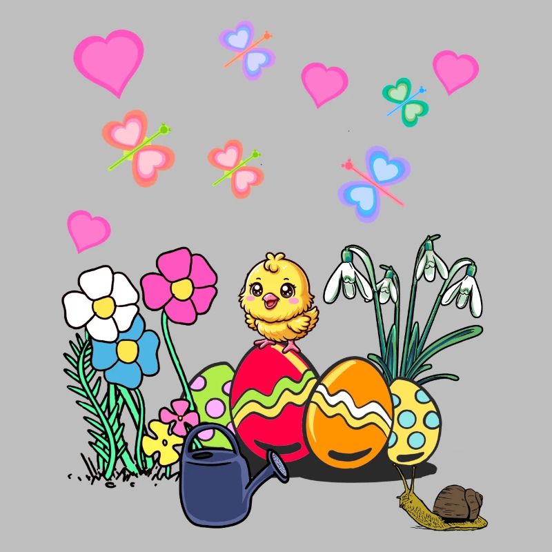 Easter Chick Easter Eggs Kids Child