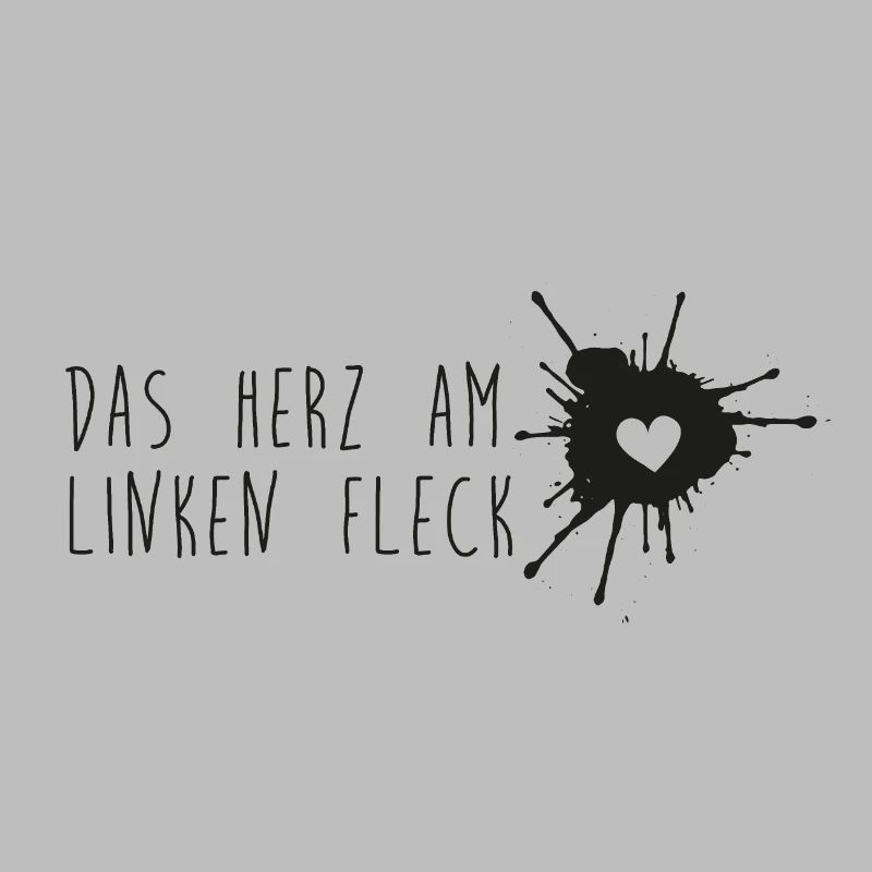 Das Herz am linken Fleck, Farbklecks