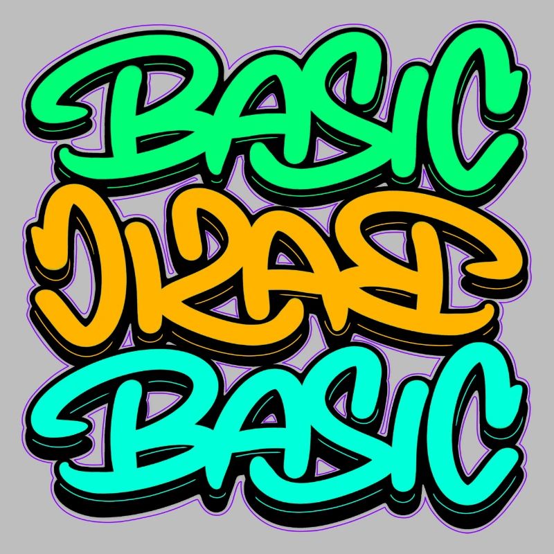 Urban Graffiti Basic Dreifach Schrift