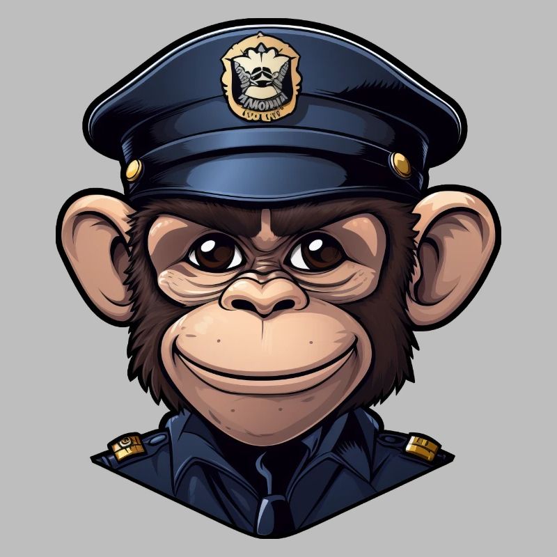 Polizei Affe