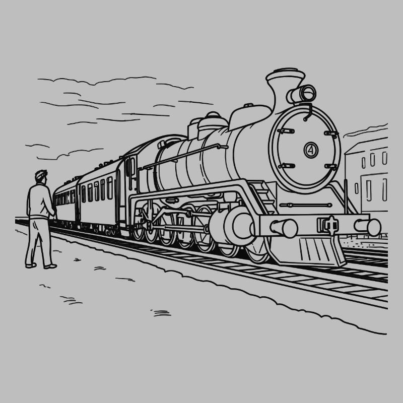 Train Lover Sketch