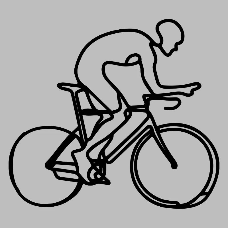 Cyclist Drawing