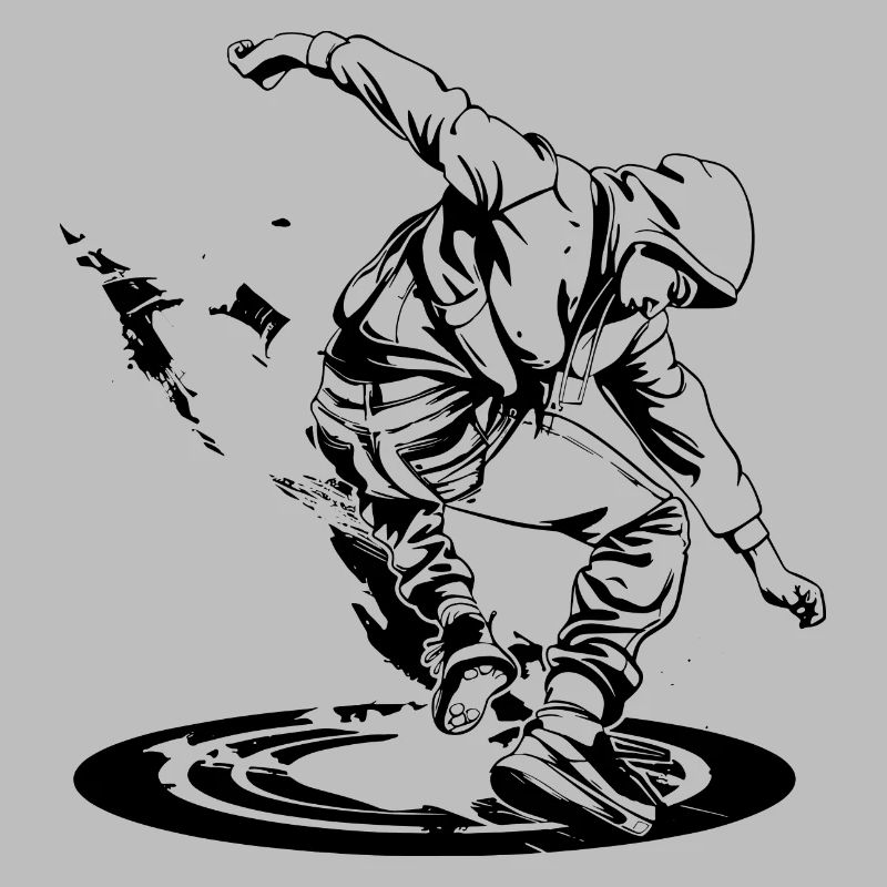 Breakdancer Drawing