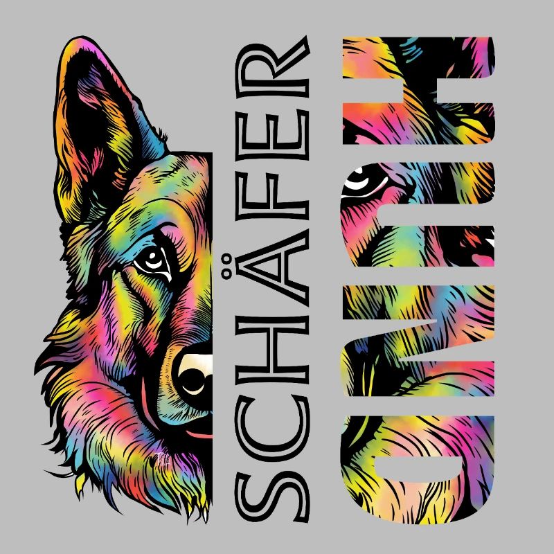 Bunter  Schäferhund