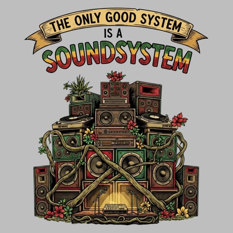 Système de sonorisation Collage Dub Reggae