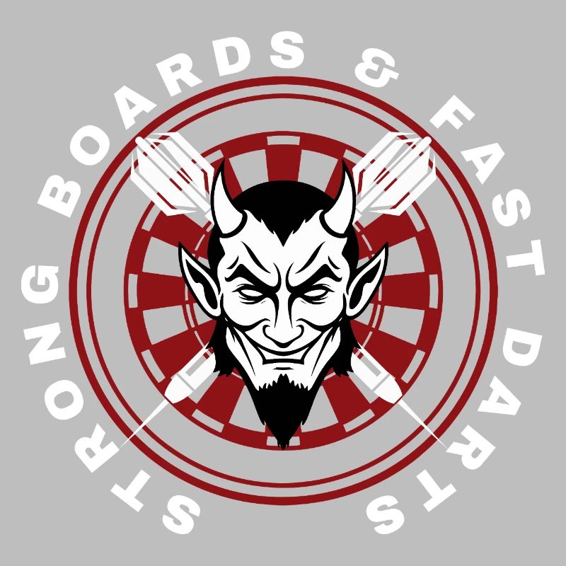 DARTS, DARTBOARD AND DEVIL 