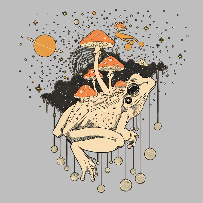 Cosmic Frog & Toadstools in the Universe