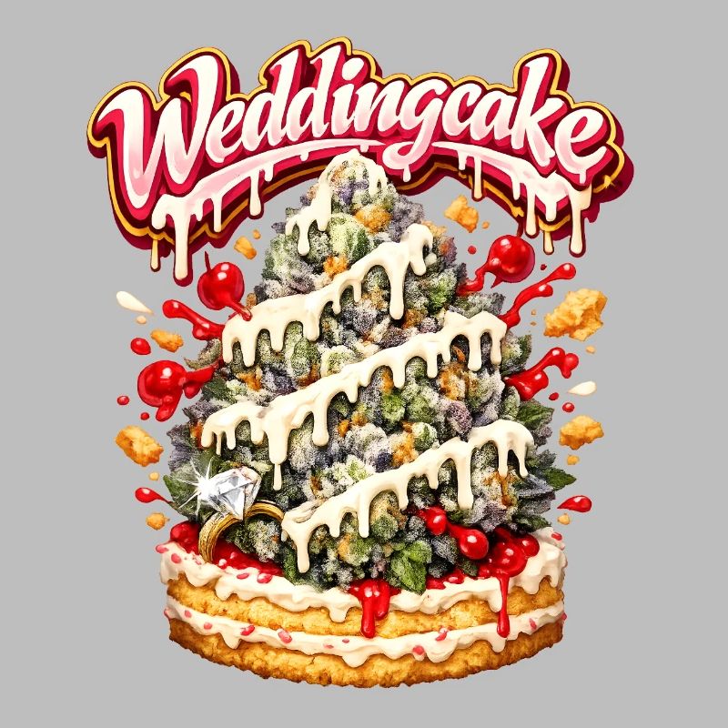 Gâteau de mariage Graffiti Bud Art Print