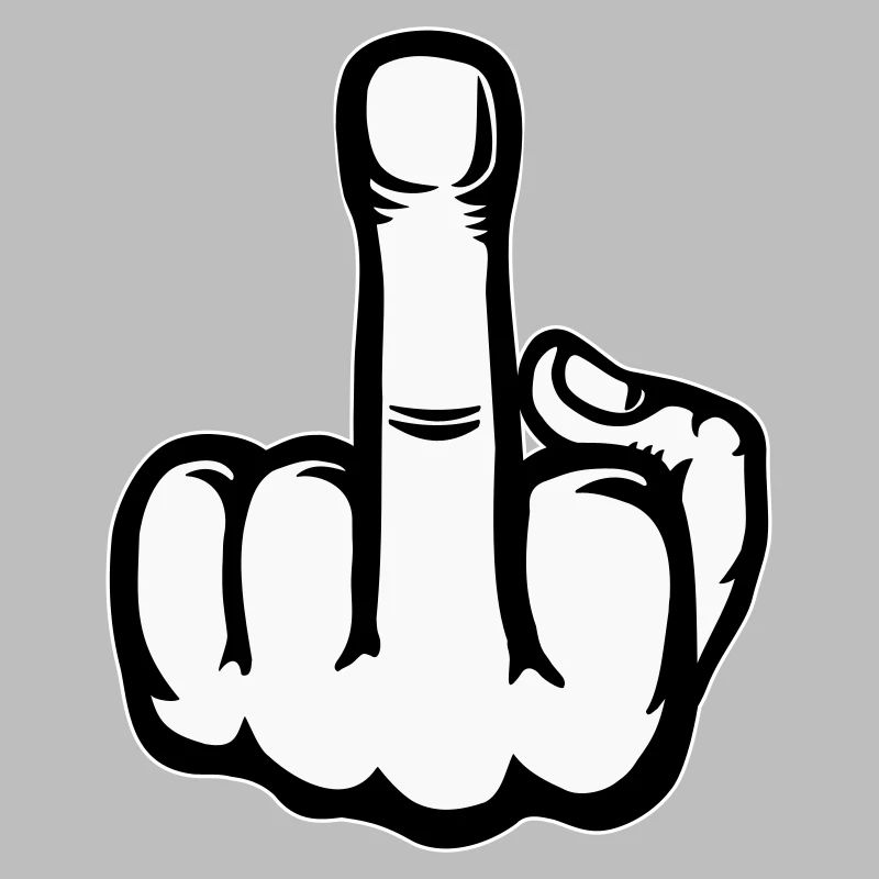 Mittelfinger Hand Symbol