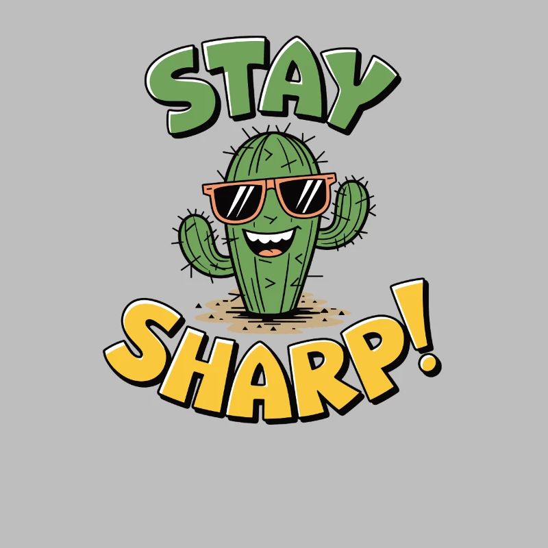 Stay Sharp Cactus