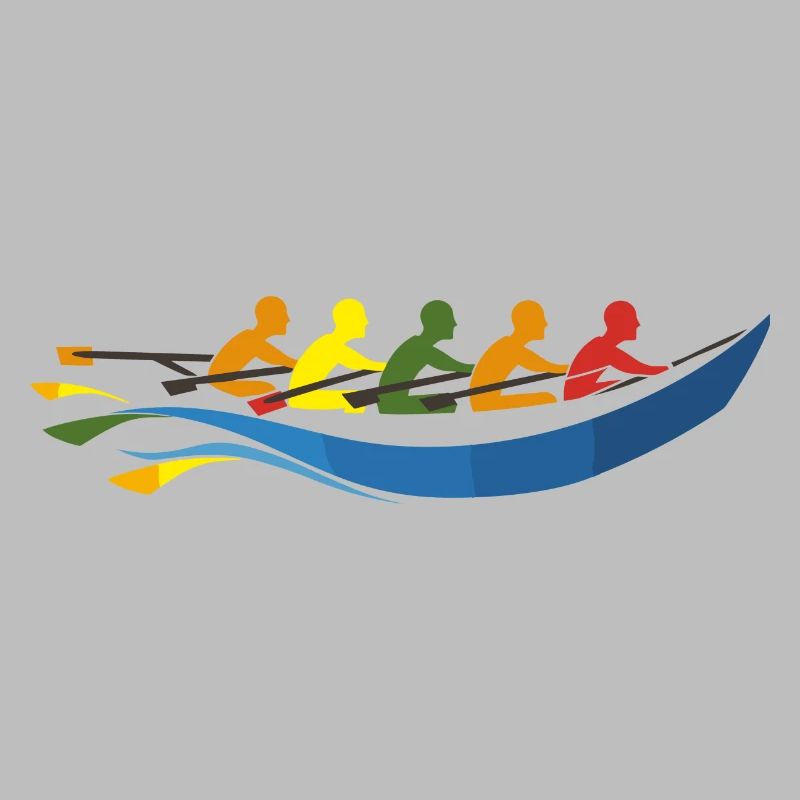 Rowing Team Comic Look