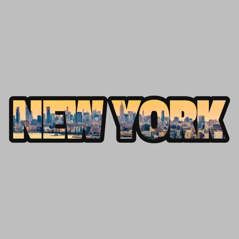 New York Skyline Gradient