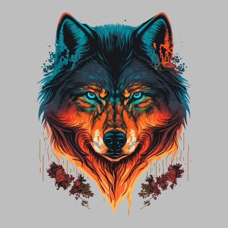Wolf Illustration for every Forest Lovers