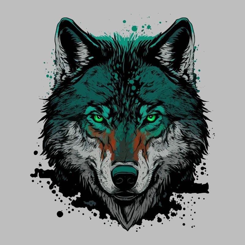 A Wolf Head Design for every Wolf Lovers