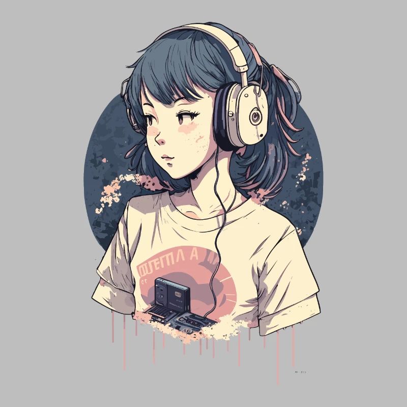 Kawaii Anime Mädchen