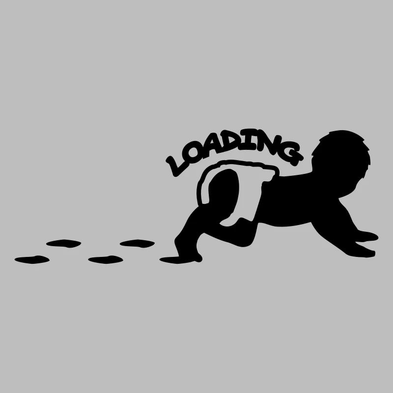 Baby Is Loading Logo Design