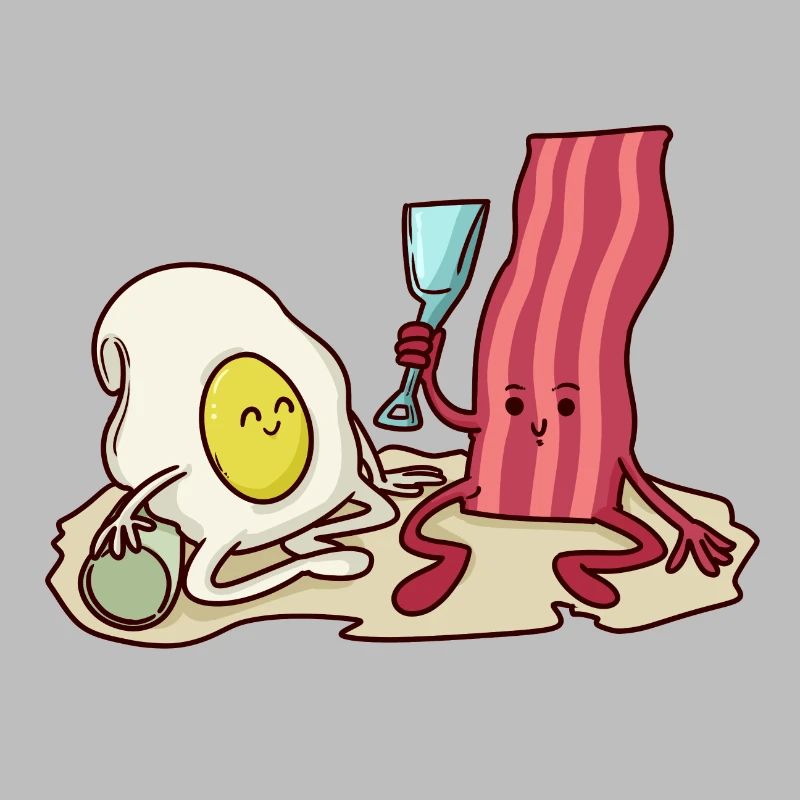 jeu de bacon et œufs dans le bac à sable