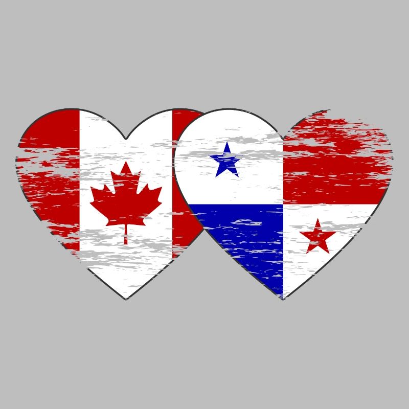 Canada Panama Drapeau utilisé