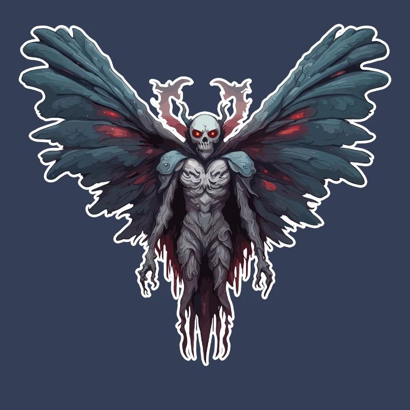 Mothman / Moth / Insect / Mythical Creature / Flutter