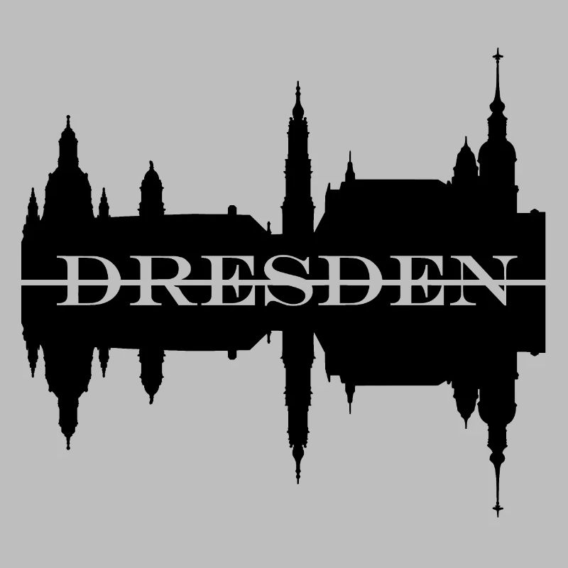 Silhouette de skyline de Dresde