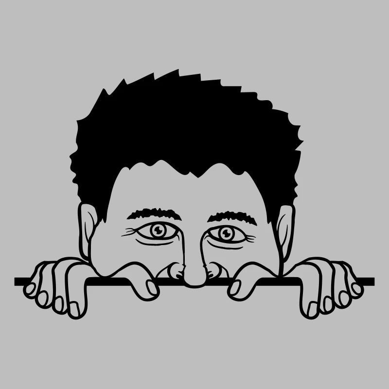 Hinter Mauer Mann