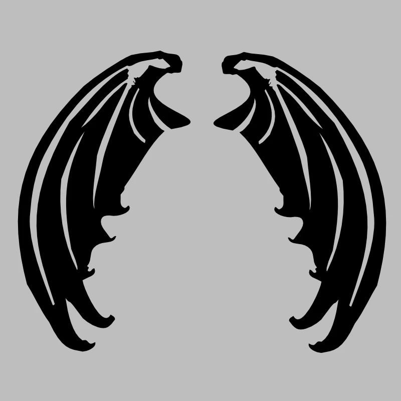 Wings of vampires or devils
